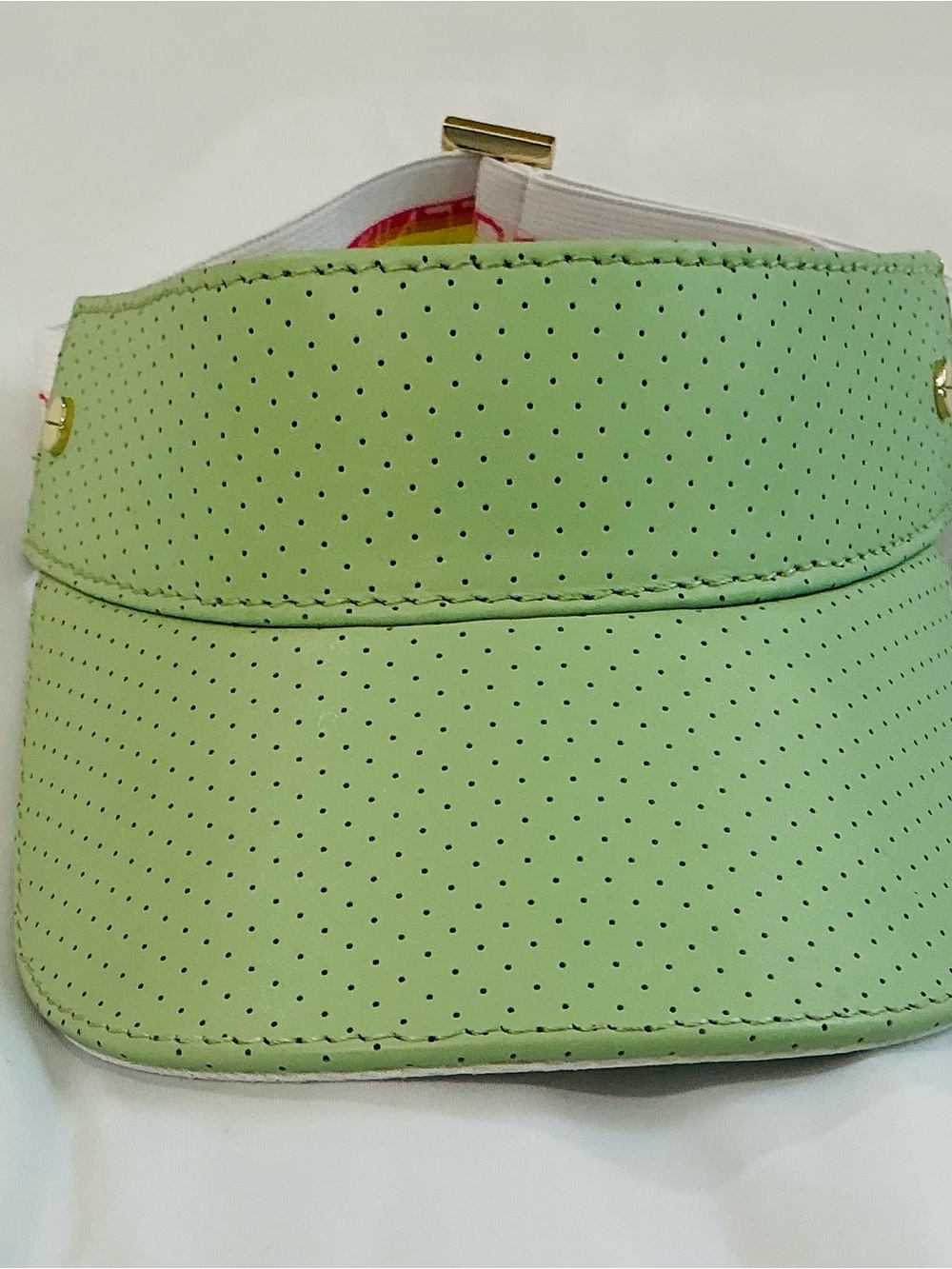 Light Green Perforated Visor Hat - Women
